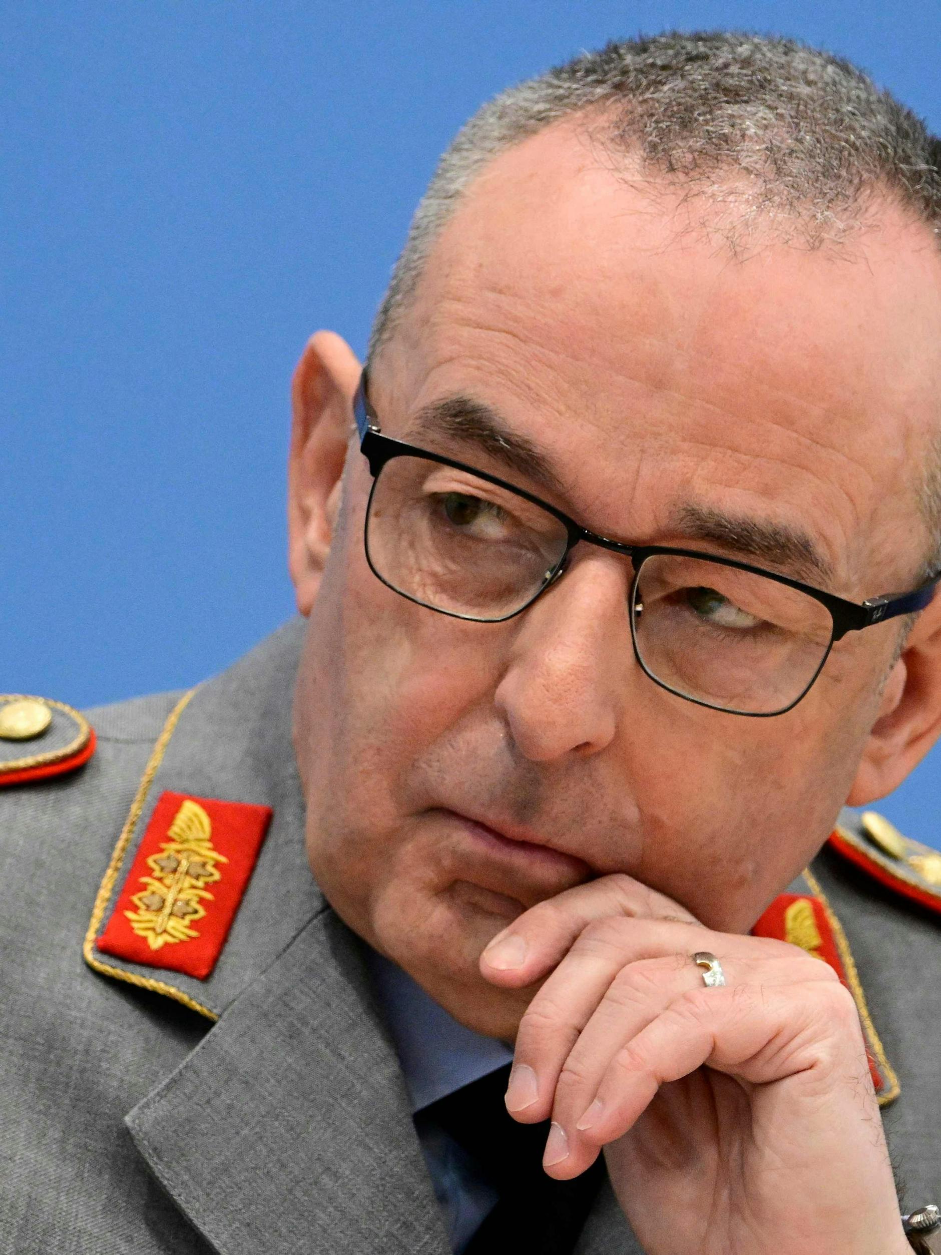 Carsten Breuer, Generalinspekteur der Bundeswehr, spricht über das größte Manöver seit dem Kalten Krieg.