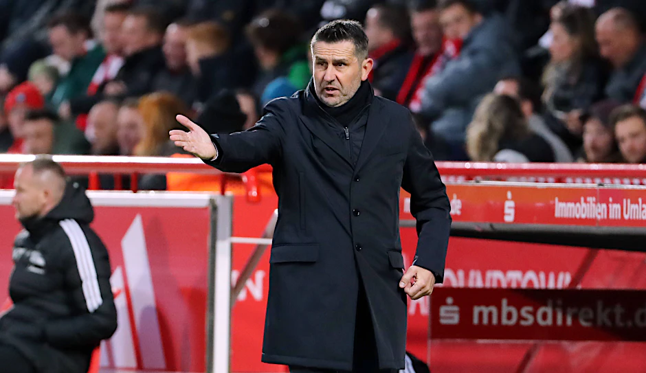 Nenad Bjelica und seinen Spielern vom 1. FC Union Berlin steht im Abstiegskampf ein wahrer Nervenkrimi bevor.