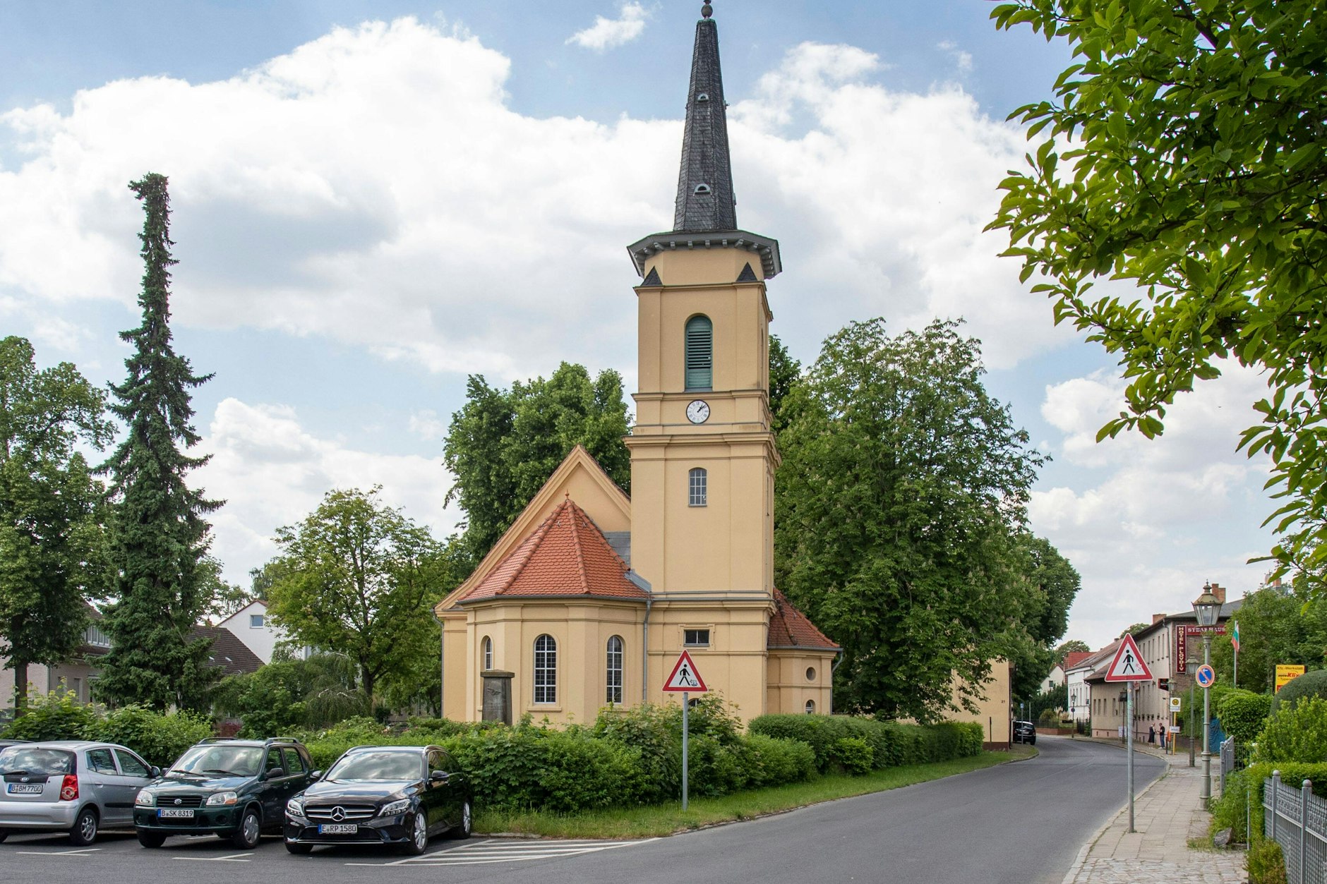 Die Kirche im Ortsteil Bohnsdorf in Treptow-Köpenick