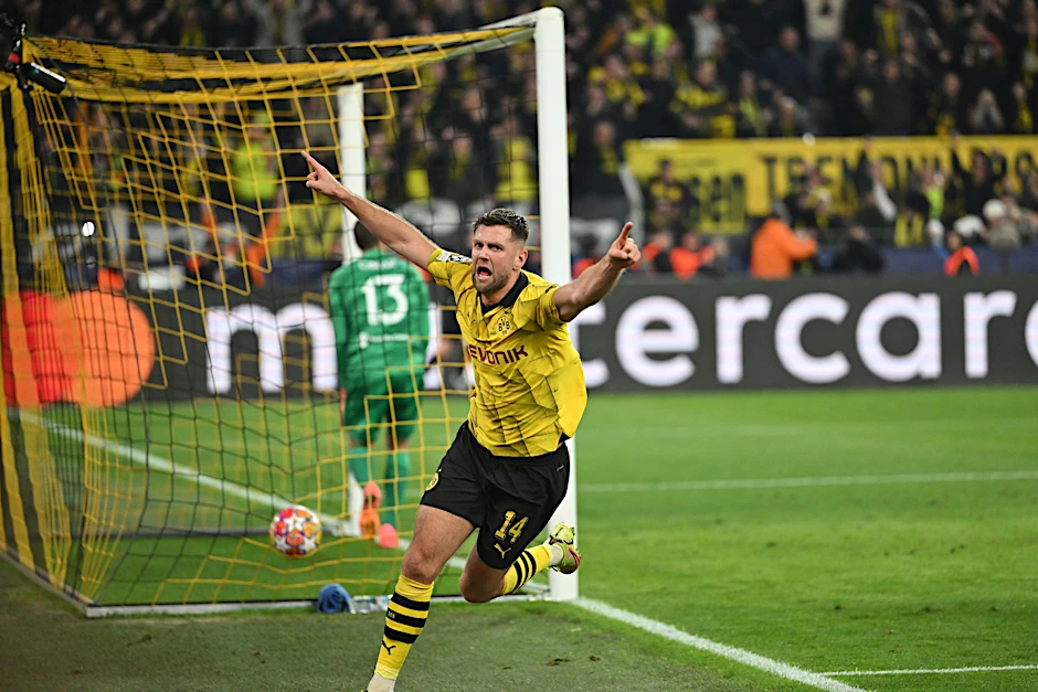 Sorgte für die wichtige 3:2-Führung des BVB: Stürmer Niclas Füllkrug.  