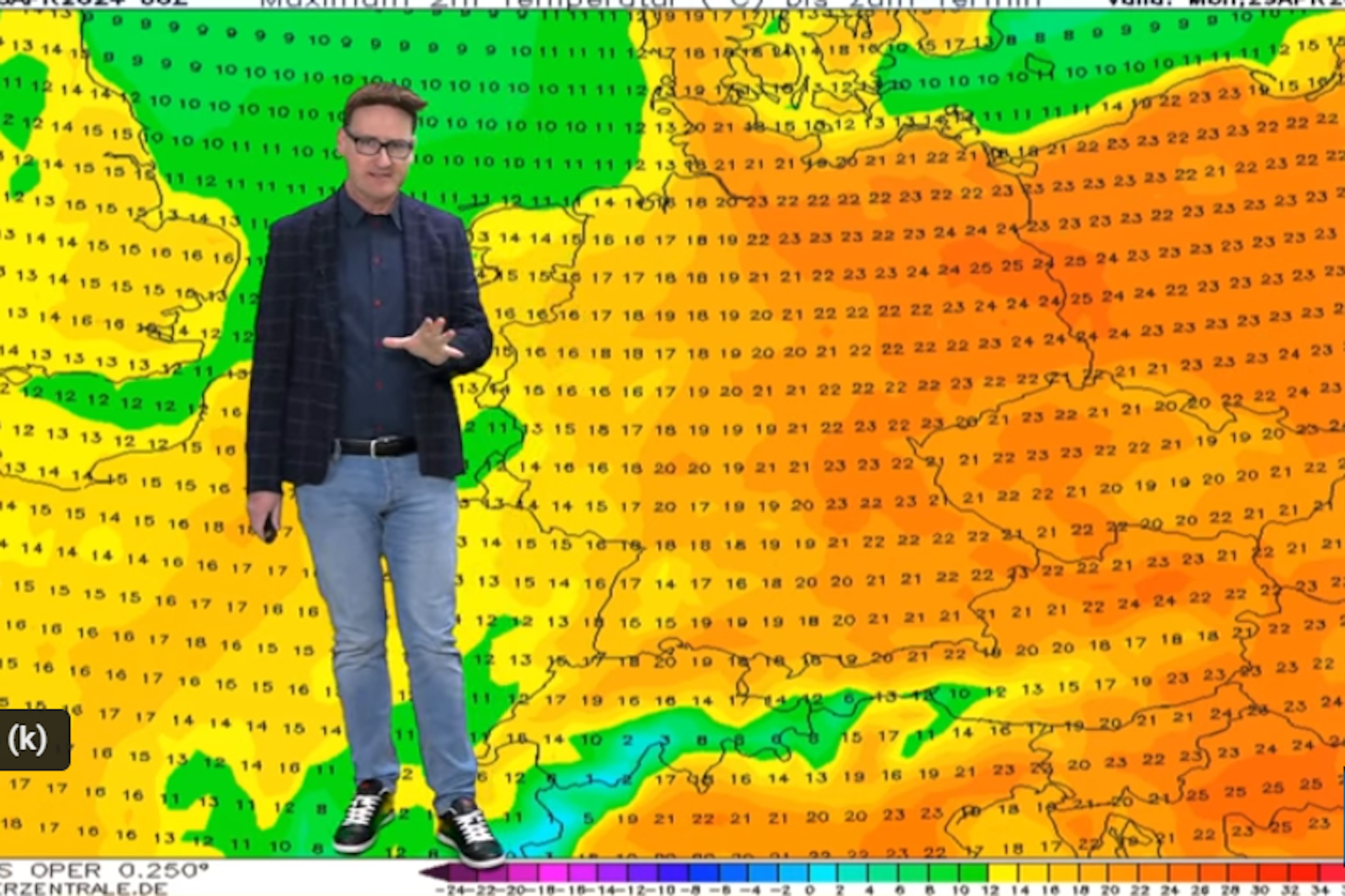 Die Wärme kommt zurück nach Deutschland, zeigt Wetter-Experte Dominik Jung.