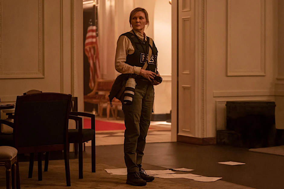 HANDOUT - Kirsten Dunst in einer Szene des Films «Civil War».  