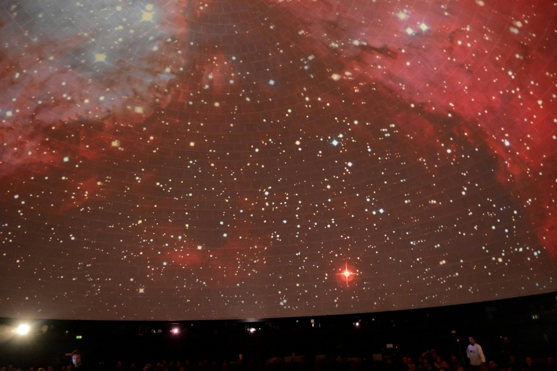 View of the dome of the Zeiss Planetarium in Prenzlauer Berg