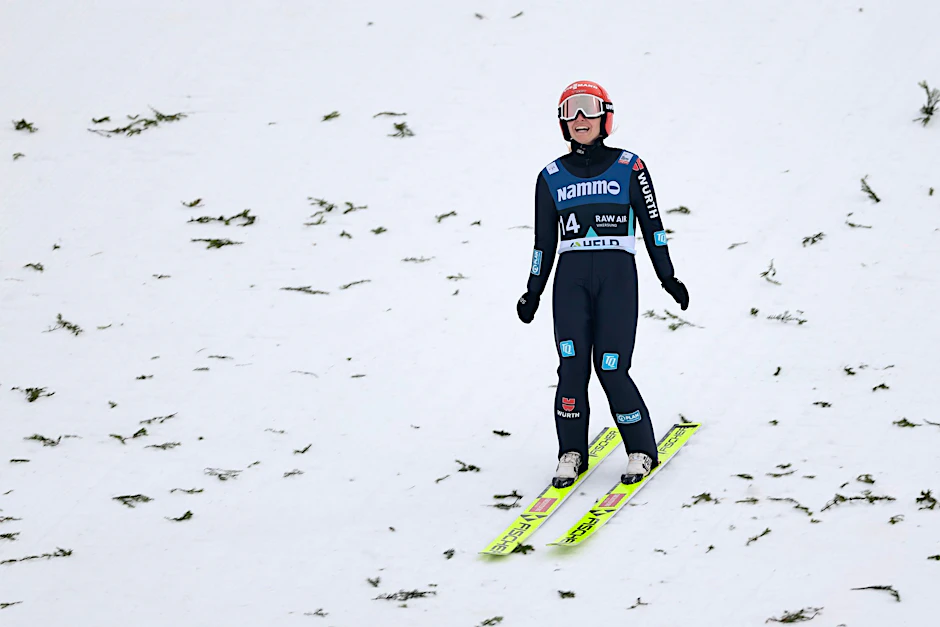 ARCHIV - Katharina Althaus, heute Schmid, aus Deutschland in Aktion.  