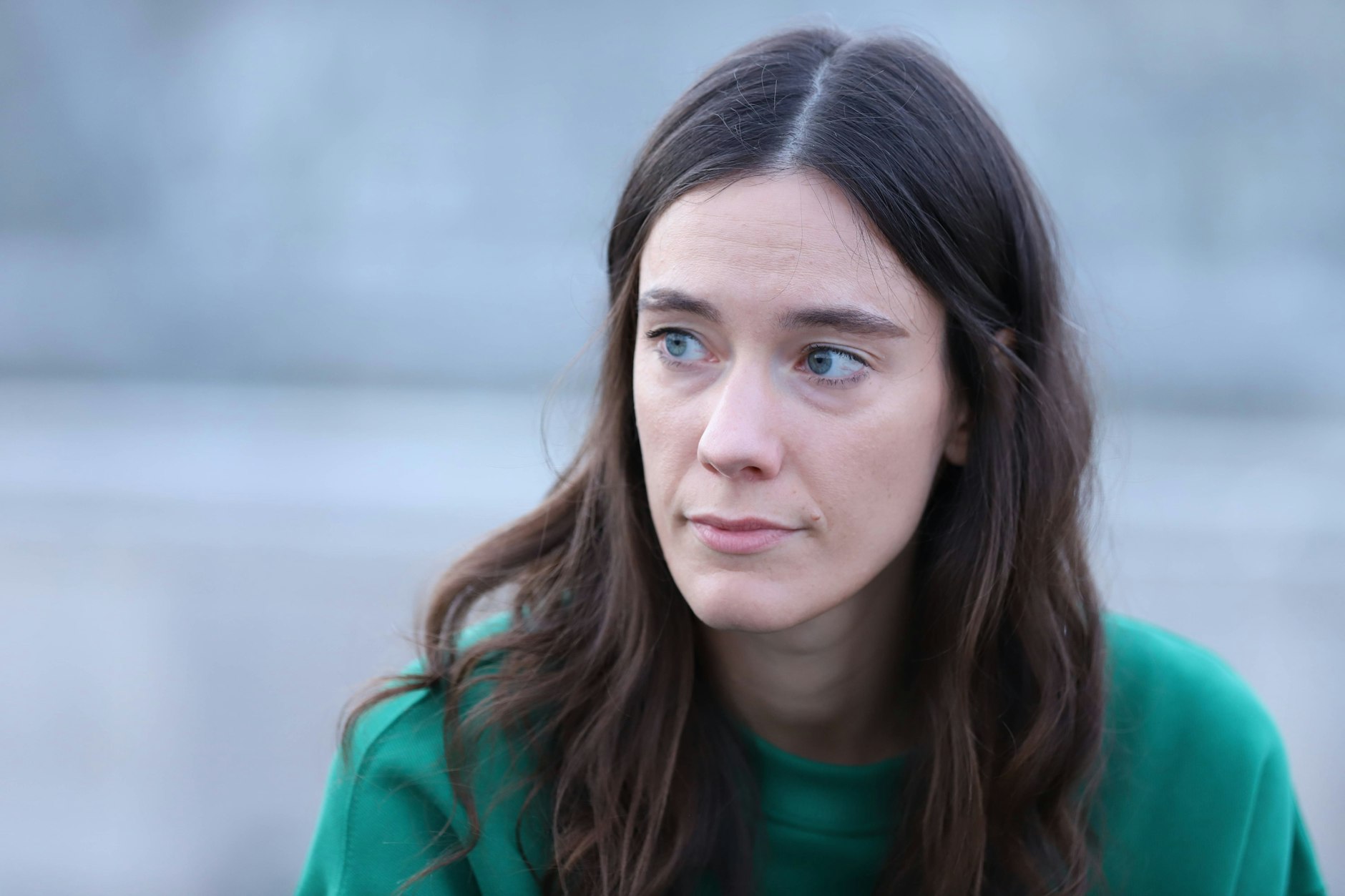 Die Frau mit dem Künstlernamen Toxische Pommes, fotografiert bei der Leipziger Buchmesse