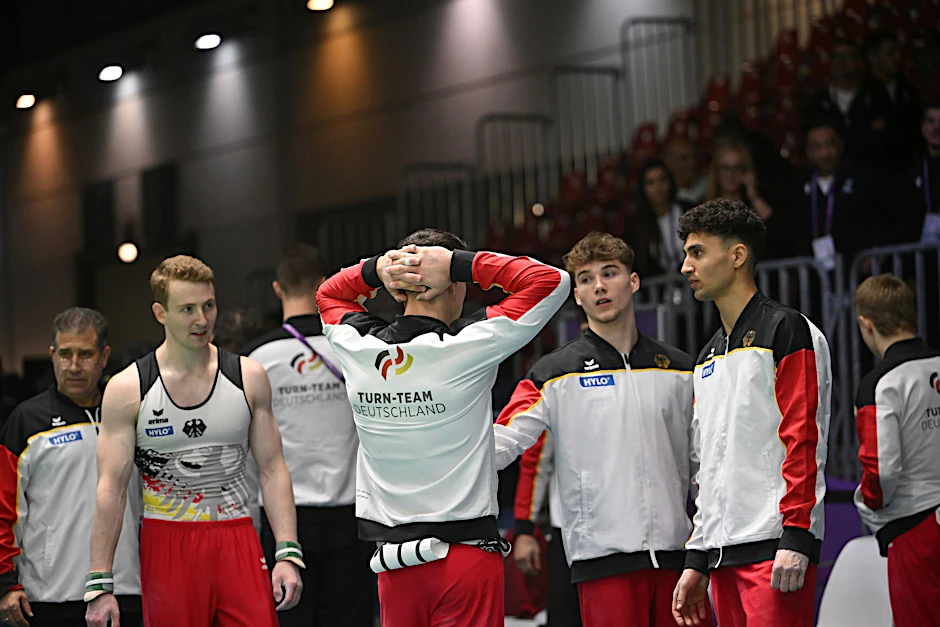 Die deutschen Turner erreichten in Rimini weder das Team-Finale noch einen Geräte-Endkampf.  