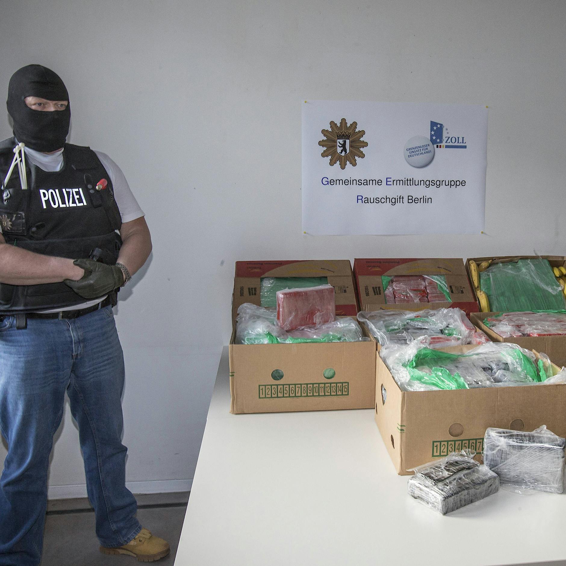 „Kokainschwemme“: Polizei durchsucht Bananenkisten in Berlin und Brandenburg