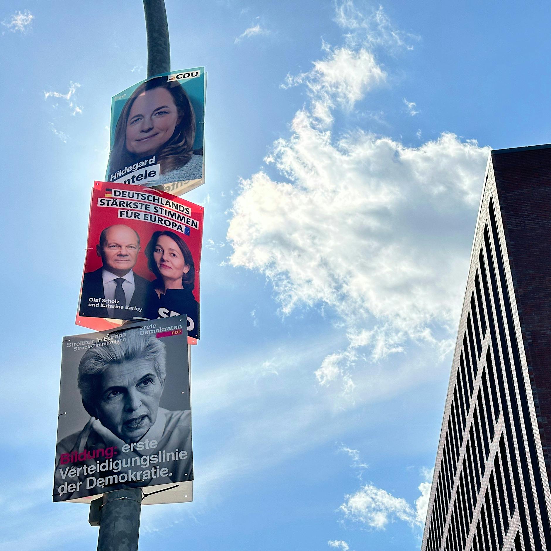Europawahl 2024: Die Plakate der deutschen Parteien im Style-Check