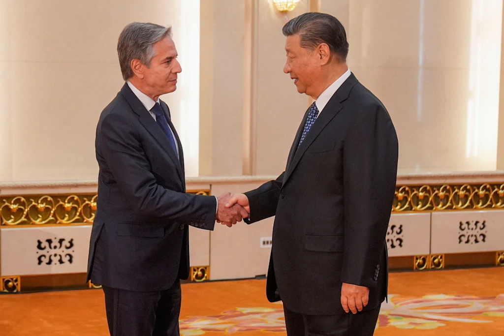 Krisendiplomatie in China: Xi Jinping empfängt US-Außenminister Antony Blinken