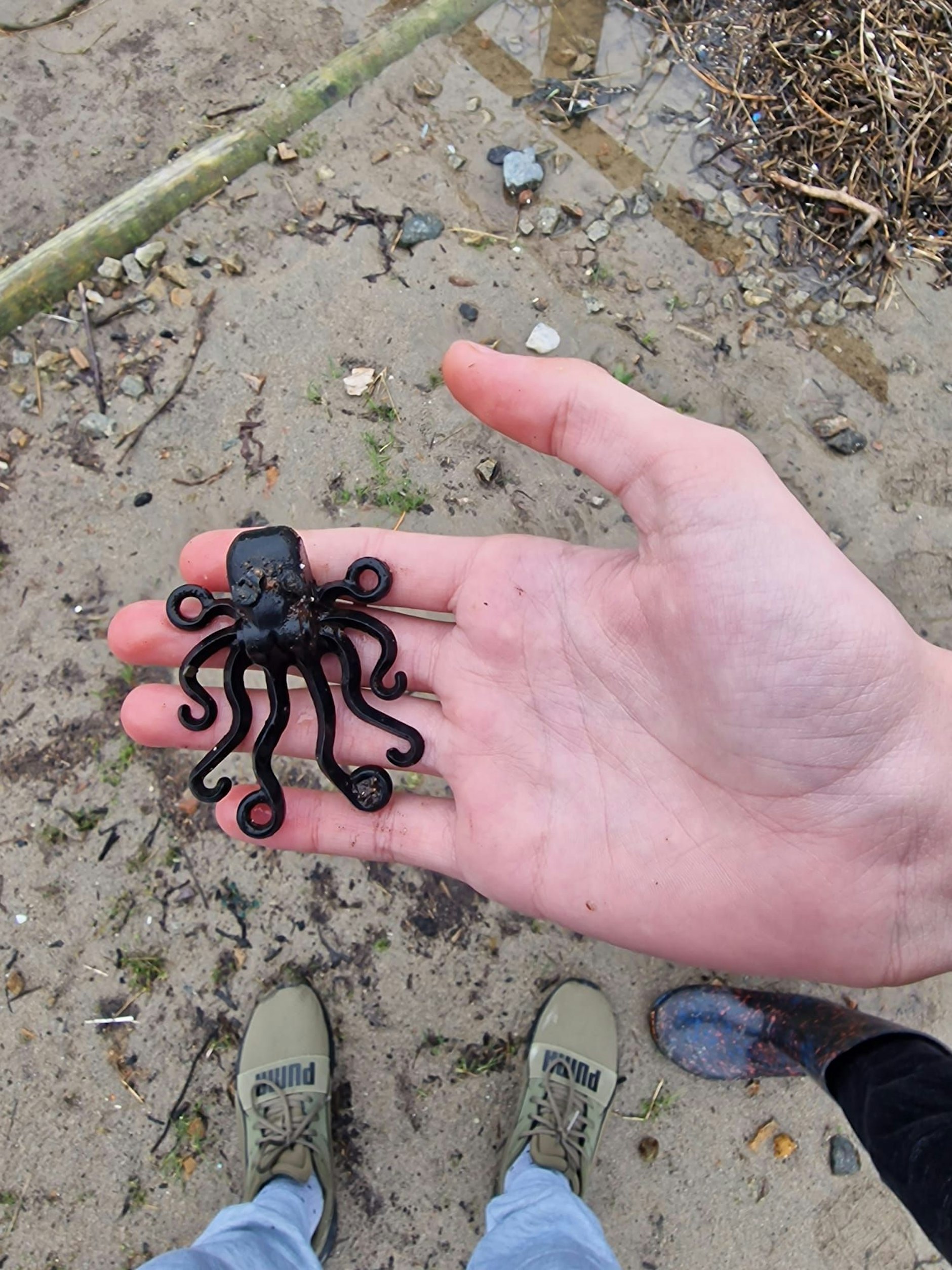 So sieht der Lego-Krake aus, der 1997 mit einem Schiffscontainer ins Meer fiel.