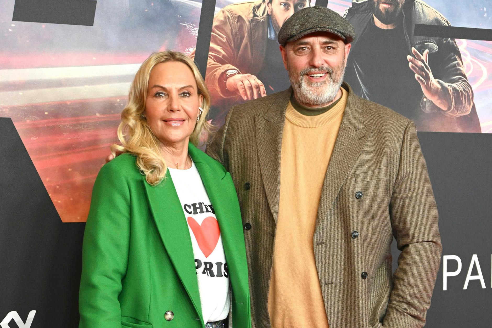 Natascha Ochsenknecht und ihr Bruder Ingo Robin bei einer Premiere in München im Jahr 2023