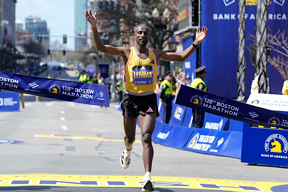 Gewann erstmals den Boston-Marathon: Sisay Lemma.  