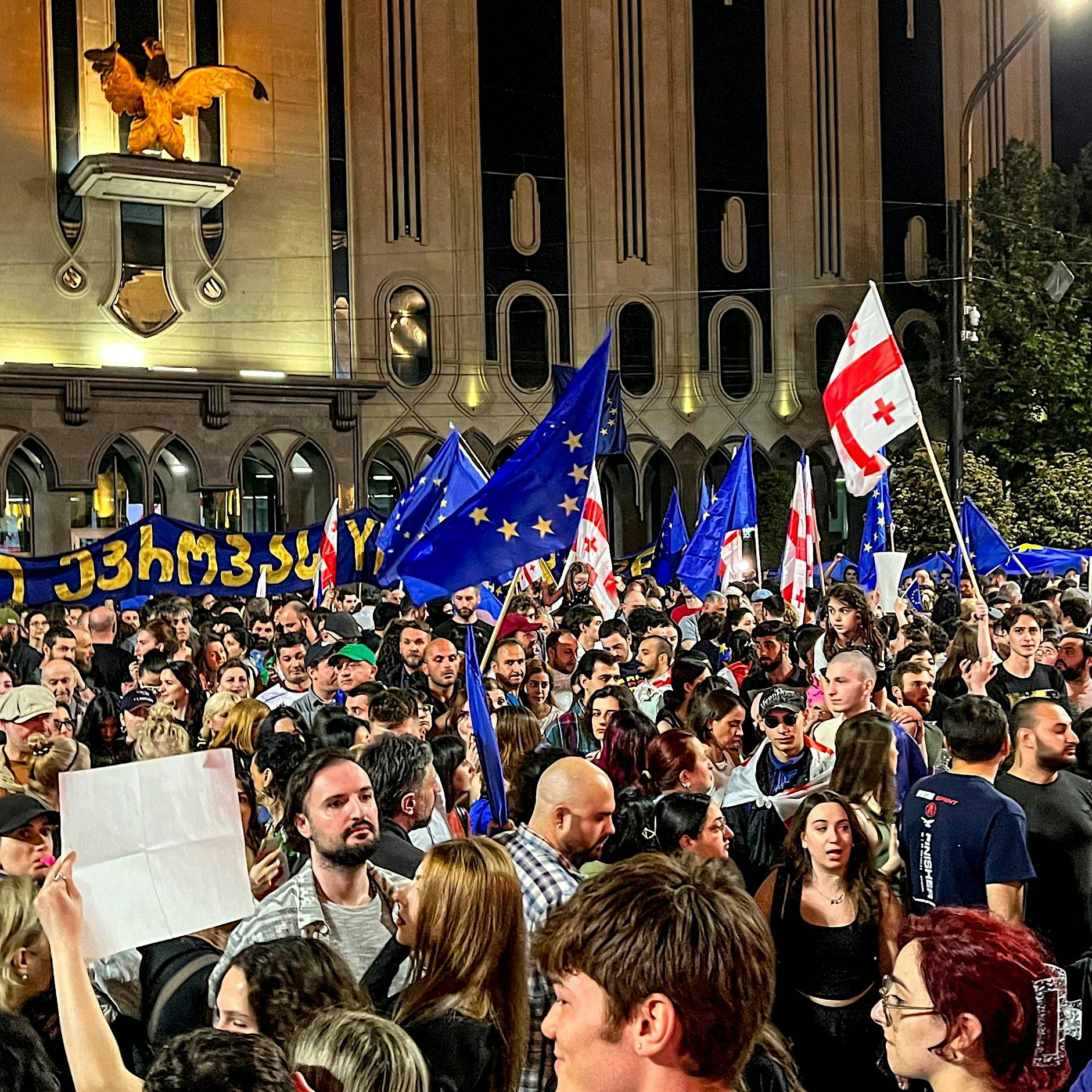 Massenprotest in Georgien: Tausende beteiligen sich an „Marsch für Europa“