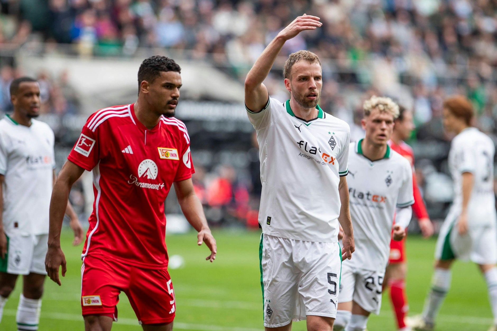 1. FC Union im Glück: Ex-Spieler Marvin Friedrich vergibt beim 0:0 in der Nachspielzeit die einzige Gladbacher Chance. 