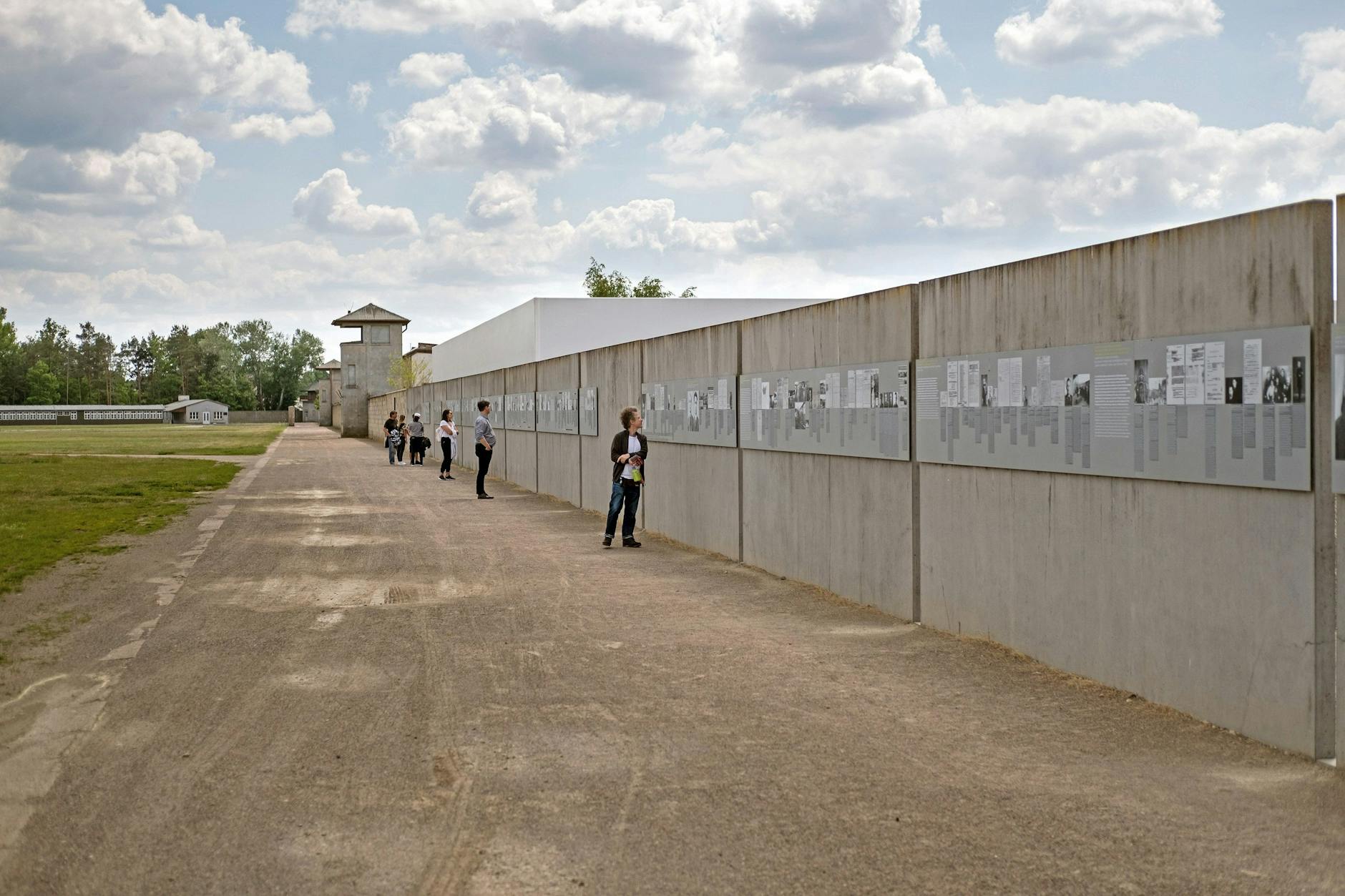 Lagermauer an der „Station Z“ der KZ-Gedenkstätte Sachsenhausen in Oranienburg (Archivbild)