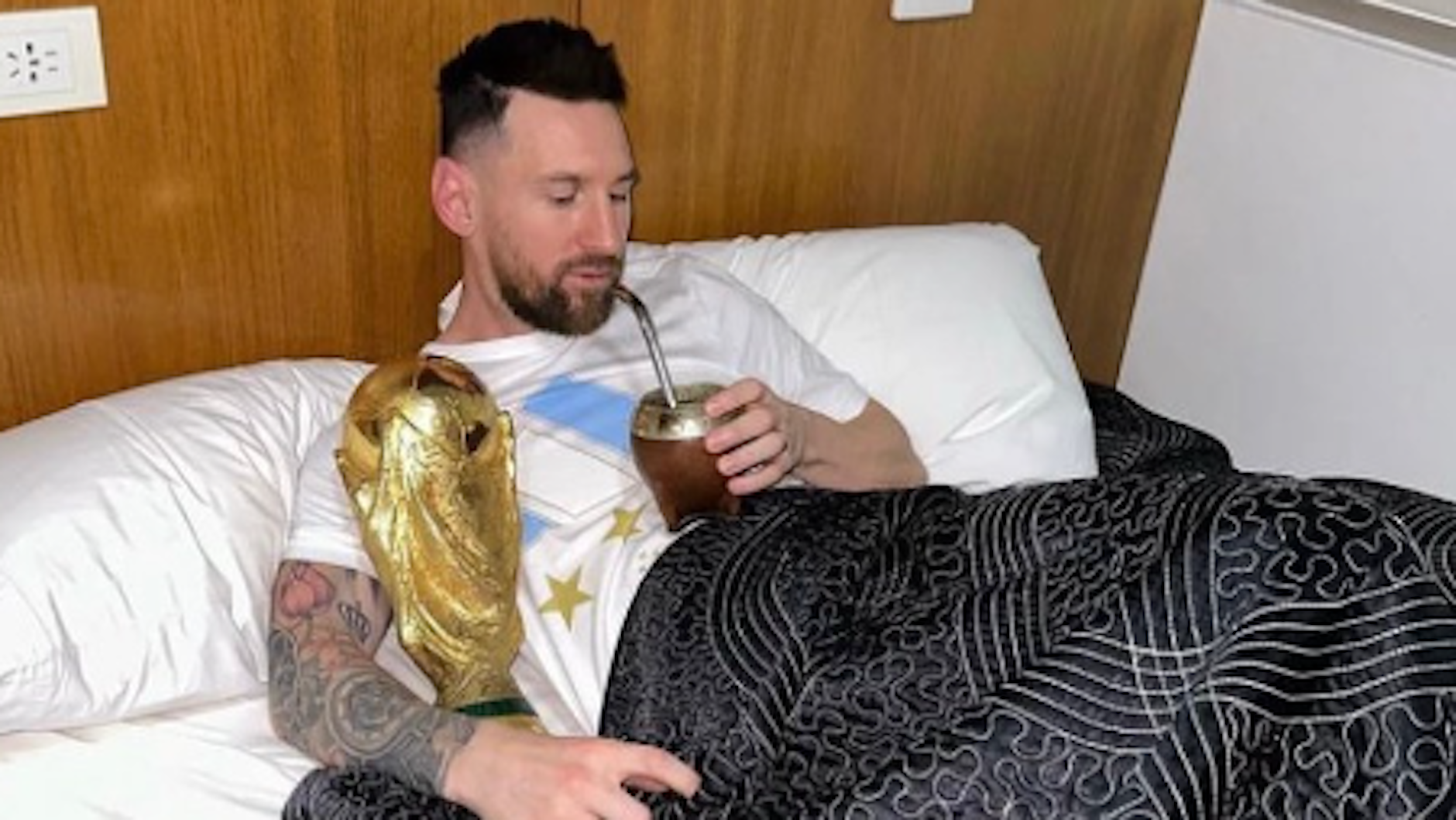 Fußballstar Lionel Messi schwört auf den Schlank-Tee aus Mate.