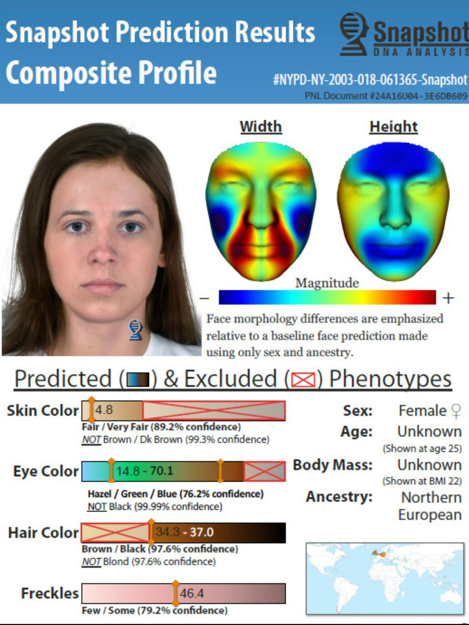 Cold case investigators mapped Patricia McGlone's genetic information, linking it to her skeletal features.  The young woman must have looked something like this.