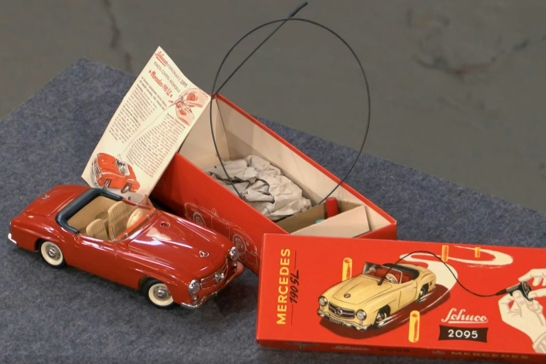 Das Objekt der Begierde! Mercedes 190SL – unbespielt!