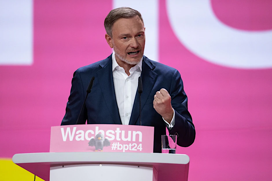 «Die Wirtschaftswende ist das beste Demokratiefördergesetz, das man haben kann»: FDP-Chef Christian Lindner.  