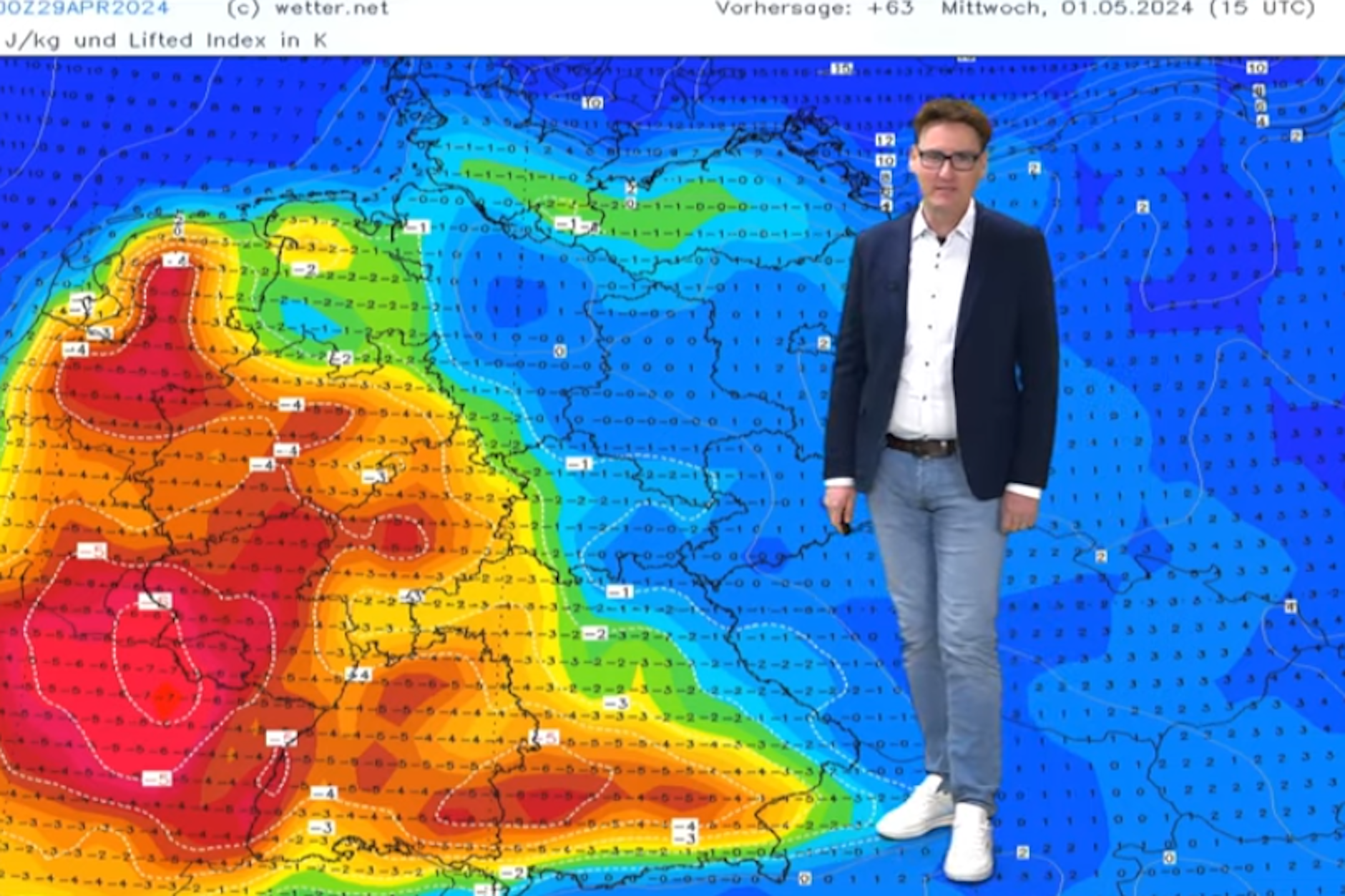 Das Wetter am 1. Mai wird ruppig, weiß Experte Dominik Jung.
