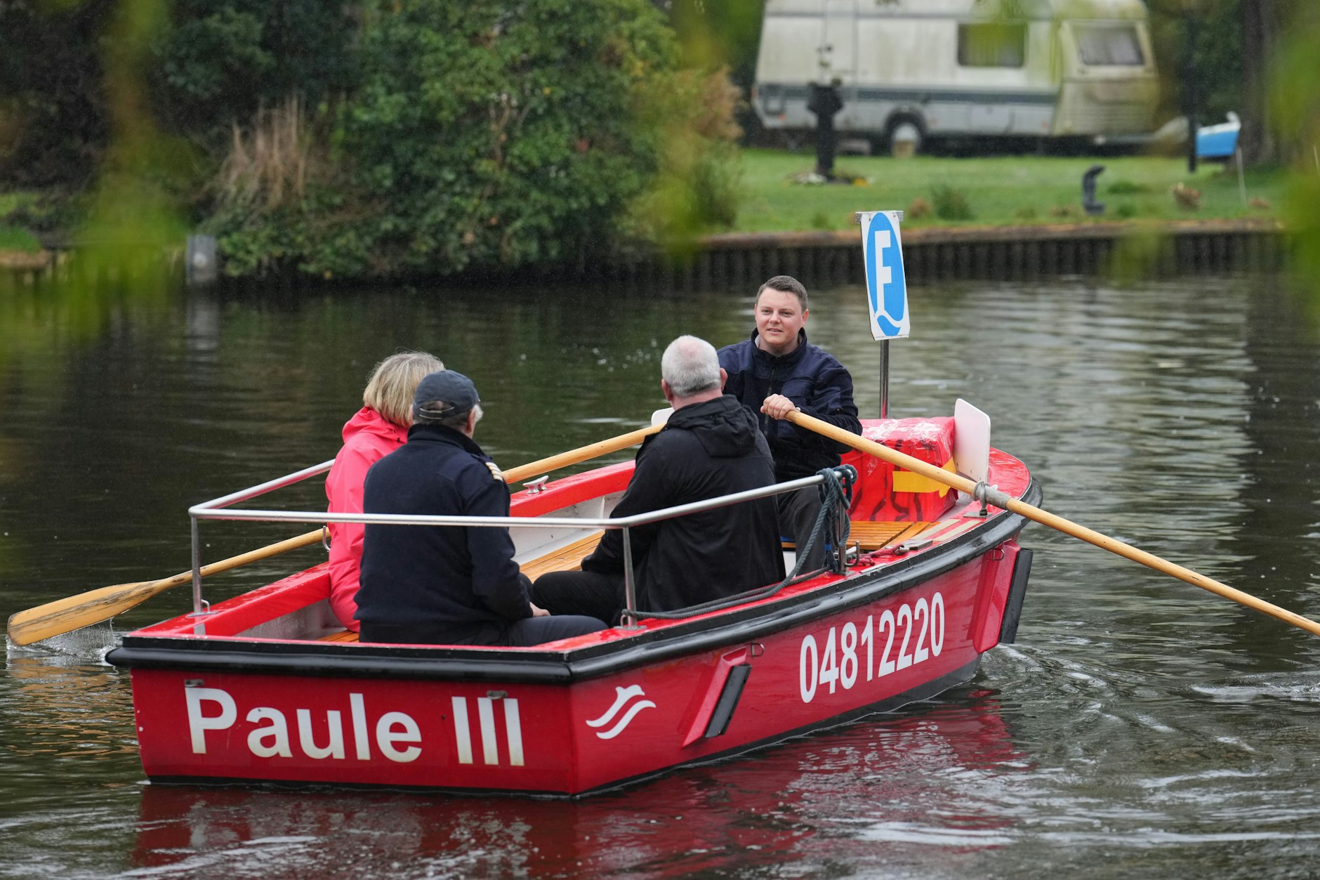 „Paule III“ heißt das Boot – nach dem legendären Fährmann Paul Rahn.