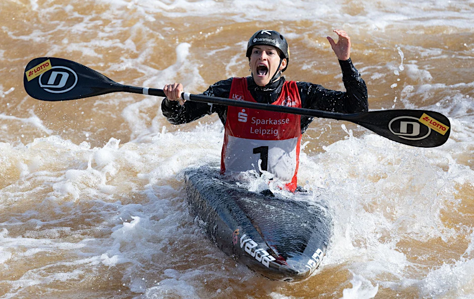 Holte das erste Ticket für die Kanuslalom-Wettbewerbe in Paris: Tokio-Olympiasiegerin Ricarda Funk.  