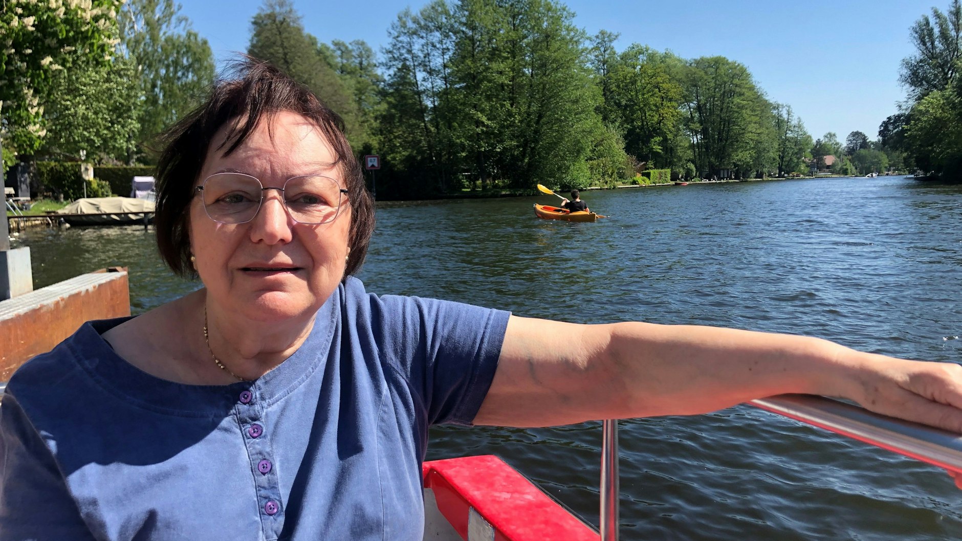 Jutta Bendix-Ulrich ist Rahnsdorferin und als solche natürlich regelmäßig mit der Fähre unterwegs.