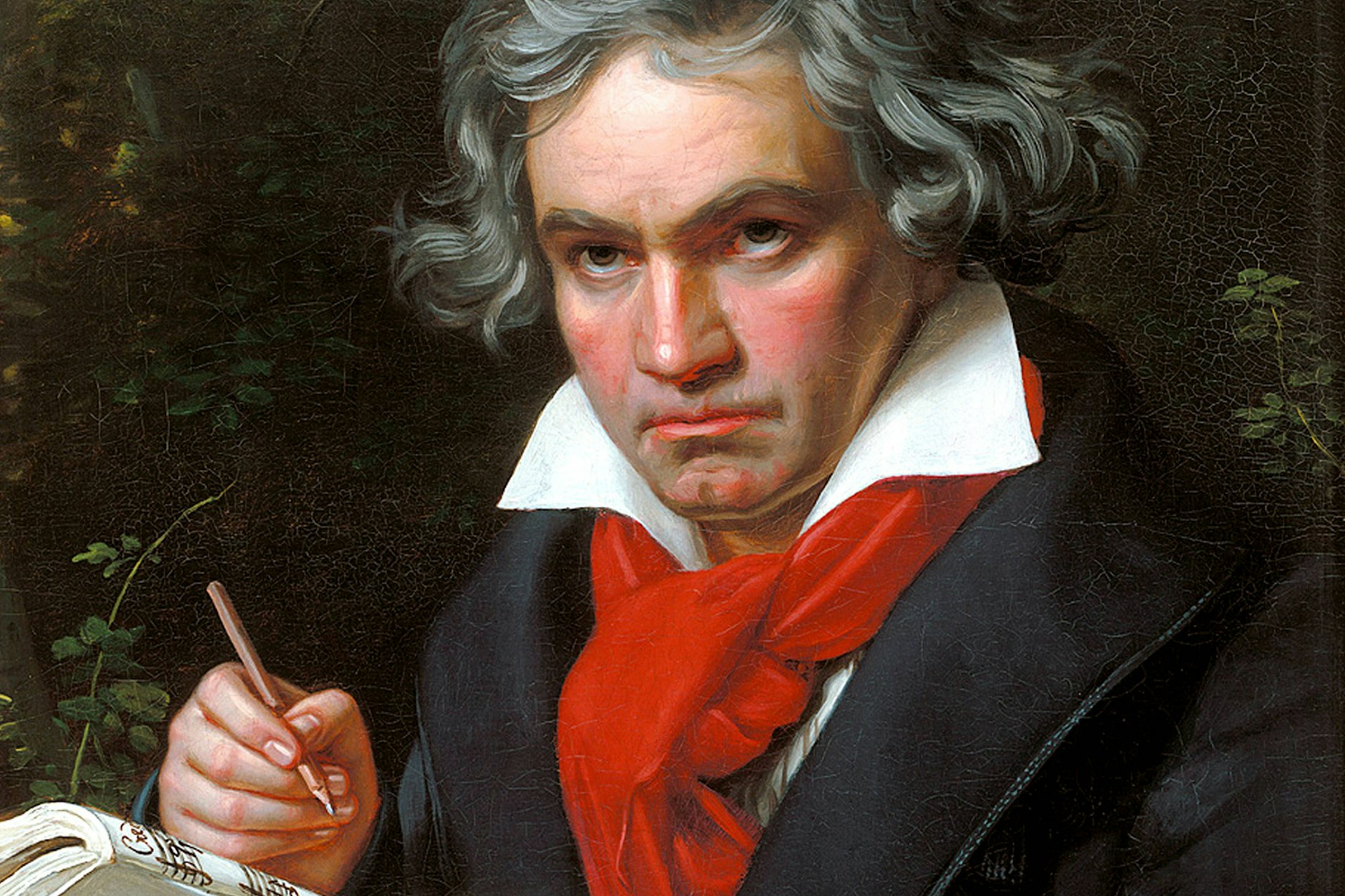 Die Haare ungezähmt, die Lippen entschlossen, der Blick visionär – so malte Joseph Stieler 1820 Ludwig van Beethoven. Der Komponist war damals 49 Jahre alt und arbeitete an der „Missa solemnis“.