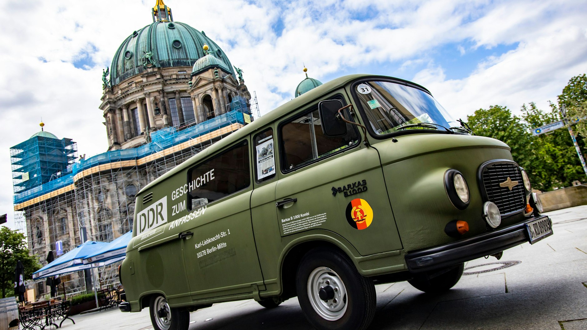 Ein Barkas-Wagen aus der DDR, auch er muss ins neue Depot umziehen.&nbsp;