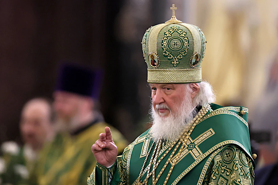 Patriarch Kyrill I., Oberhaupt des Moskauer Patriarchats und damit der Vorsteher der Russisch-Orthodoxen Kirche (ROK).