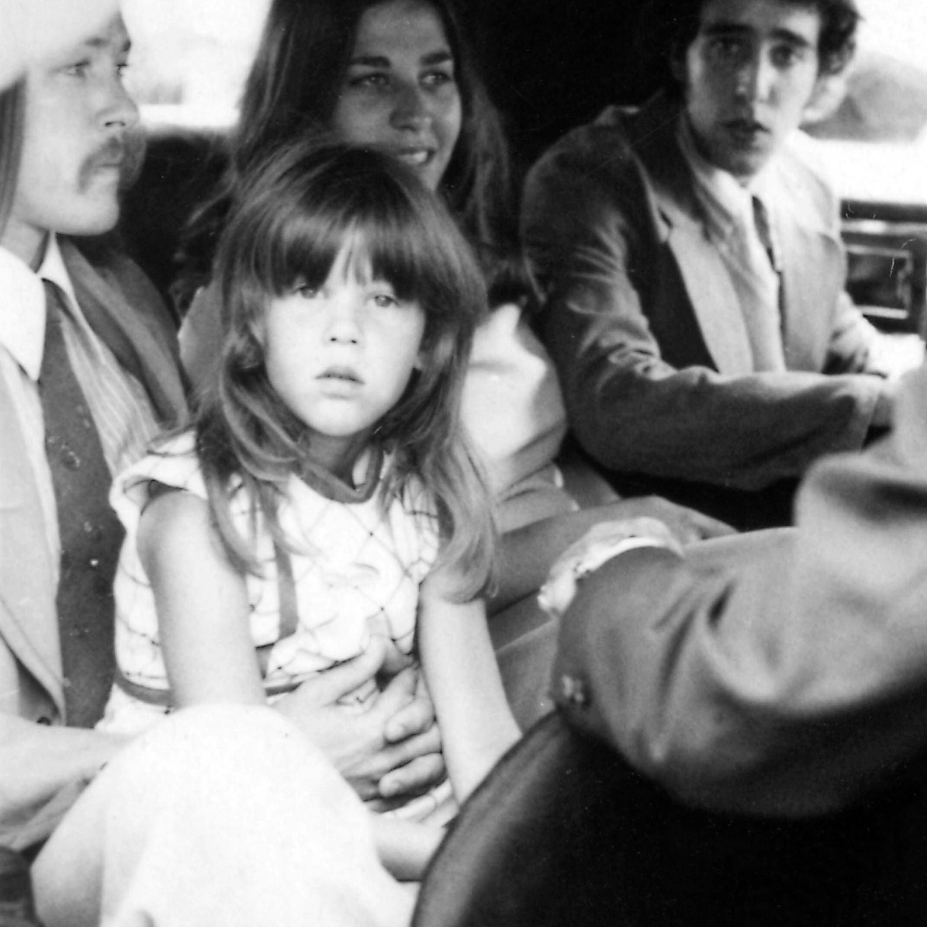Owen bei der Beerdigung ihrer Mutter „Mama Cass“ im Jahr 1974