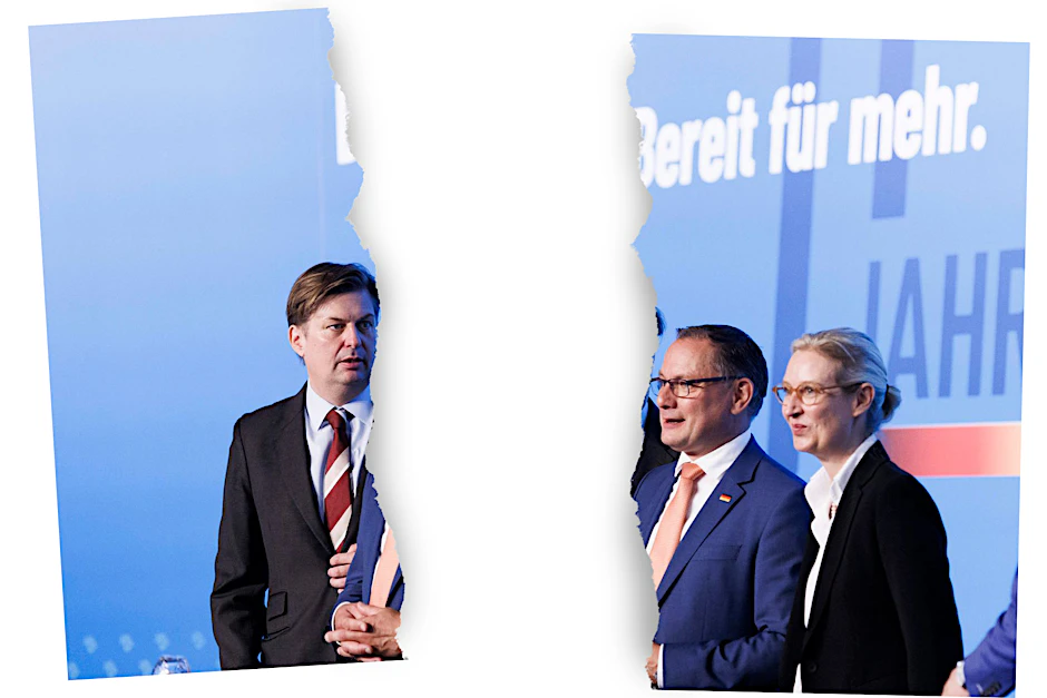 Die Vorwürfe gegen Maximilian Krah könnten für die AfD-Chefs auch persönlich zum Problem werden.&nbsp;