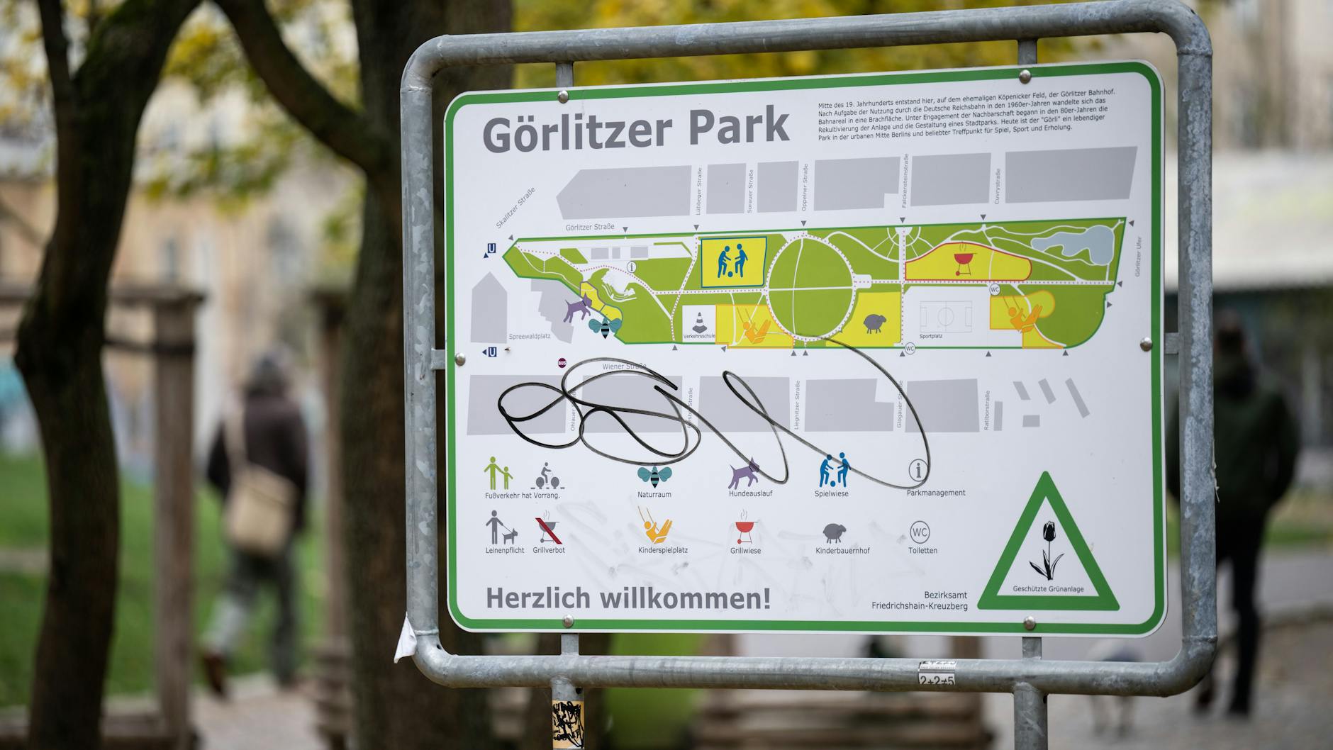 Auch im Görlitzer Park gilt ab Samstag striktes Messerverbot.