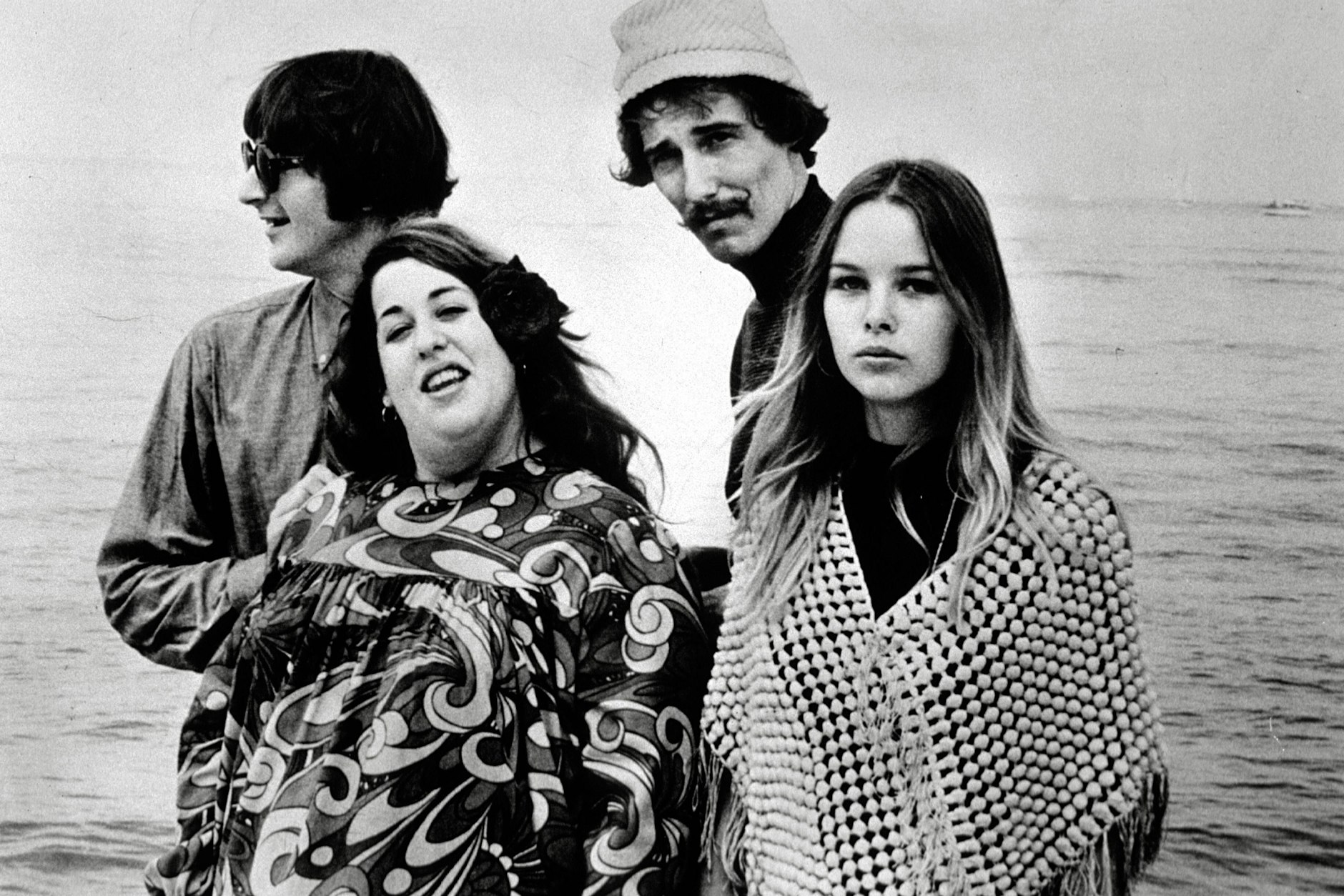 Denny Doherty, Cass Elliot, John Phillips und Michell Phillips (v.l.) von „The Mamas & The Papas“.
