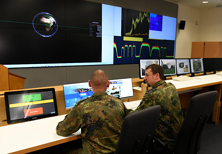 Ein Blick in die Cyber-Zentrale der Bundeswehr