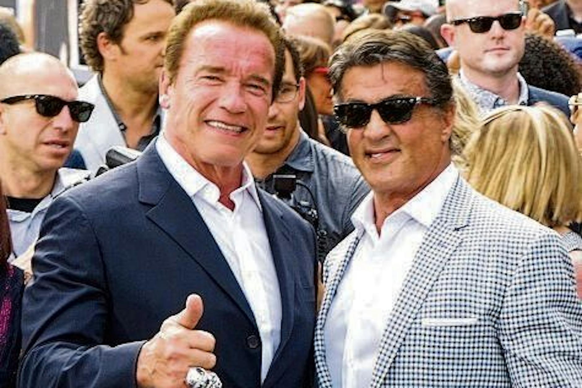 Arnold Schwarzenegger enthüllt: Ich stecke hinter Sylvester Stallones größtem Kino-Flop