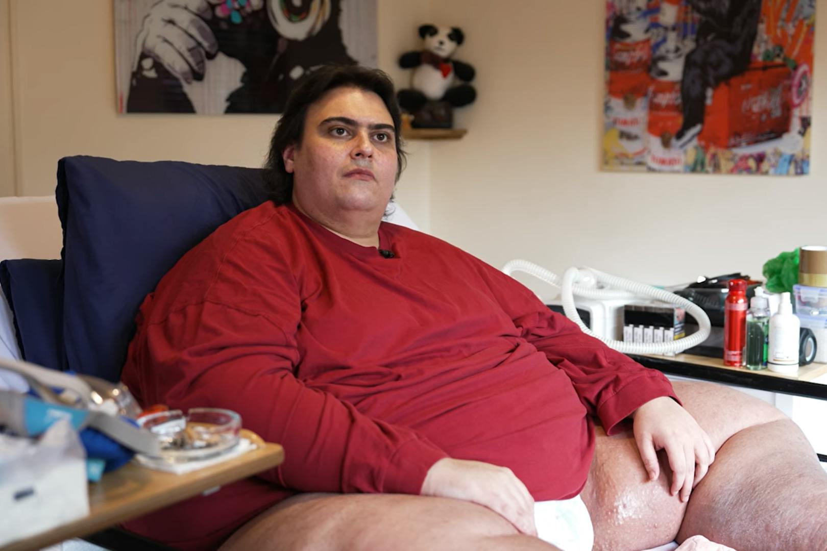 Jason Holton galt als dickster Mann Englands - zuletzt wog er etwa 317 Kilogramm.