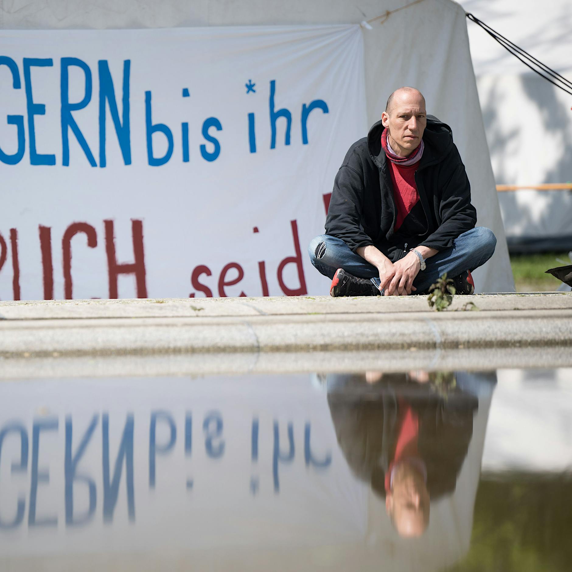 Hungerstreik-Protestcamp in Berlin: Teilnehmer in kritischem Zustand