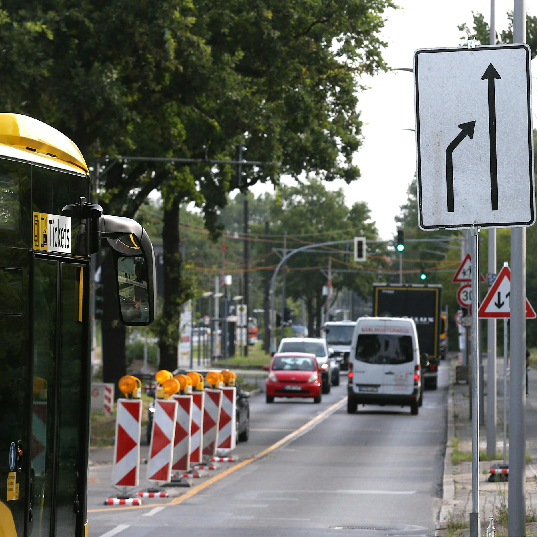 Chaos ab Mittwoch: Treskowallee in Karlshorst bis Ende 2025 Baustelle!