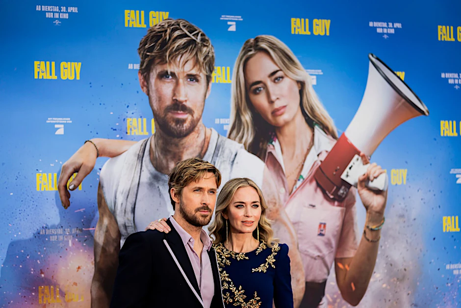 ARCHIV - Ryan Gosling und Emily Blunt stellen «The Fall Guy» in Berlin vor.  