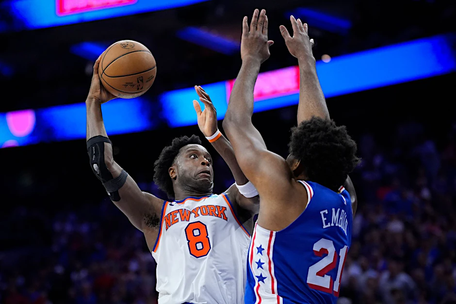 Die New-York-Knicks-Anhänger hatten auswärts beim Spiel in Philadelphia noch für Heimspielatmosphäre und entsprechende Verärgerung gesorgt.  