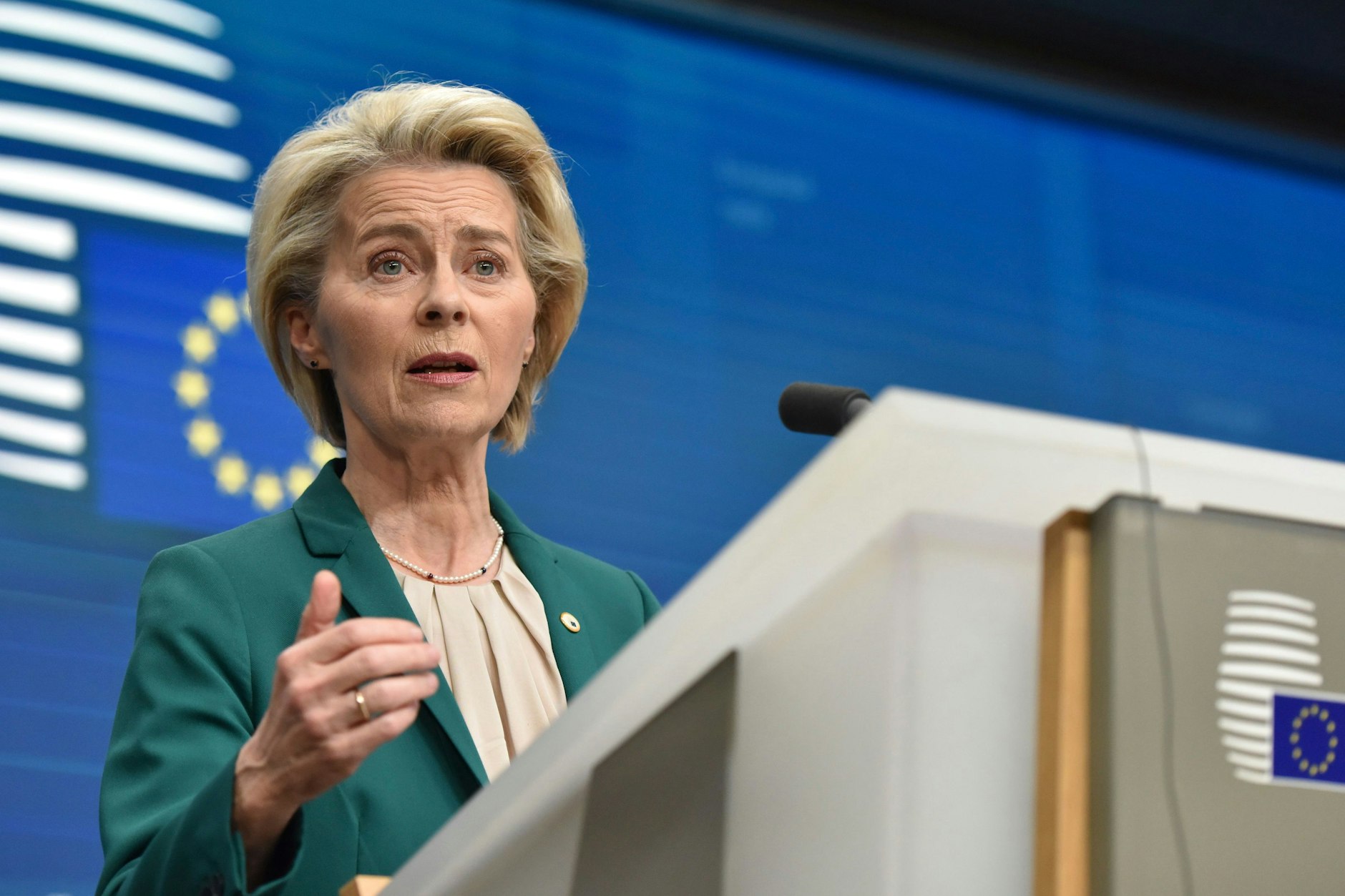 Ursula von der Leyen (CDU) will für weitere fünf Jahre an der Spitze der mächtigen EU-Kommission bleiben.