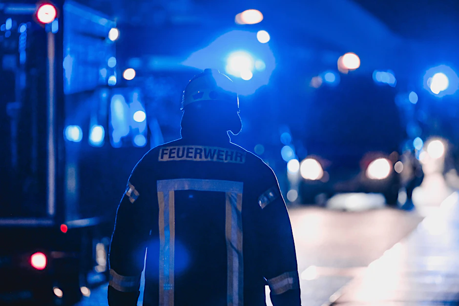 Feuerwehr und Rettungsdienst im Einsatz