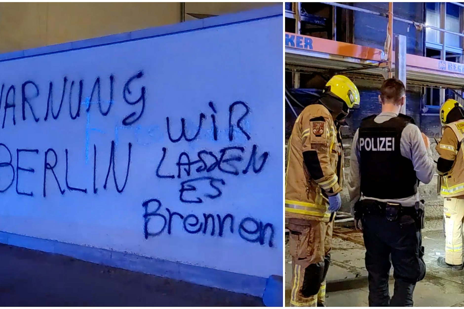 Wegen eines versuchten Brandanschlages auf das Berliner Bürgeramt in Berlin-Tiergarten, wo Drohungen mit Gaza-Bezug auf die Fassaden gesprüht wurden, veranlassten das Fachkommissariat der Berliner Polizei den Staatsschutz zu informieren.