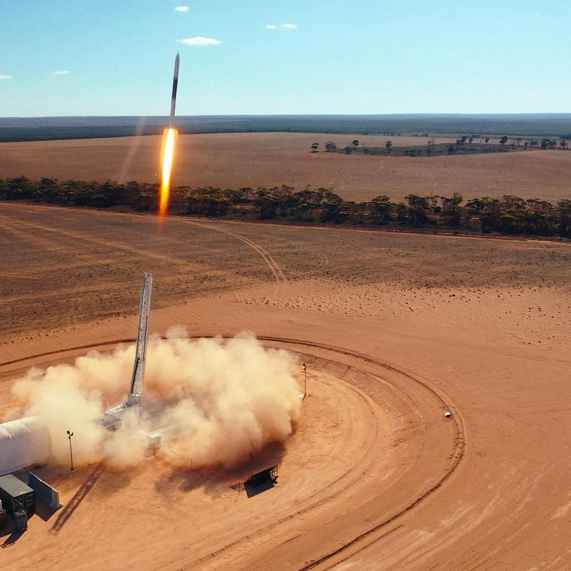 Rakete eines deutschen Start-ups hebt mit Kerzenwachs ab