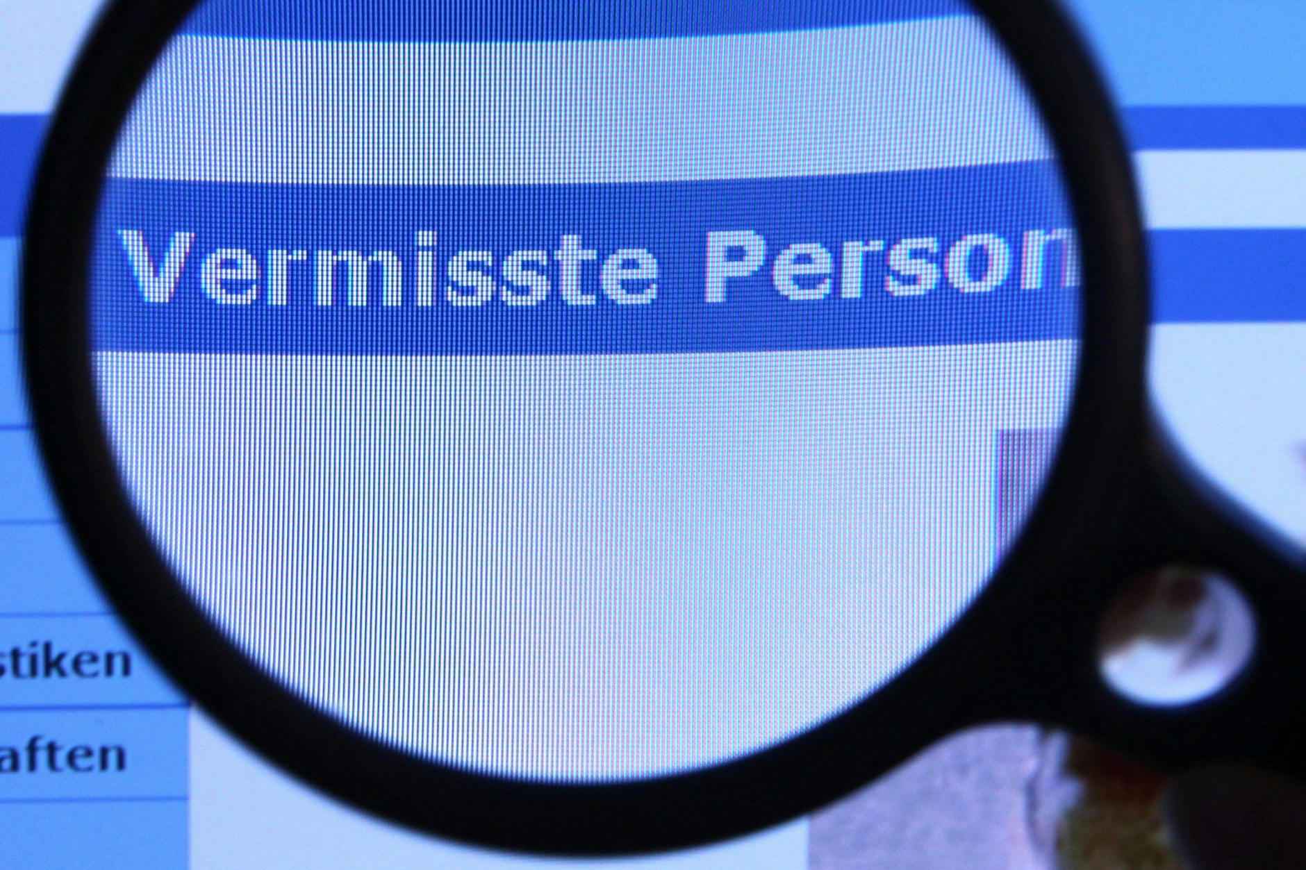 Die Zahl der Vermissten hat sich in diesem Jahr erhöht.