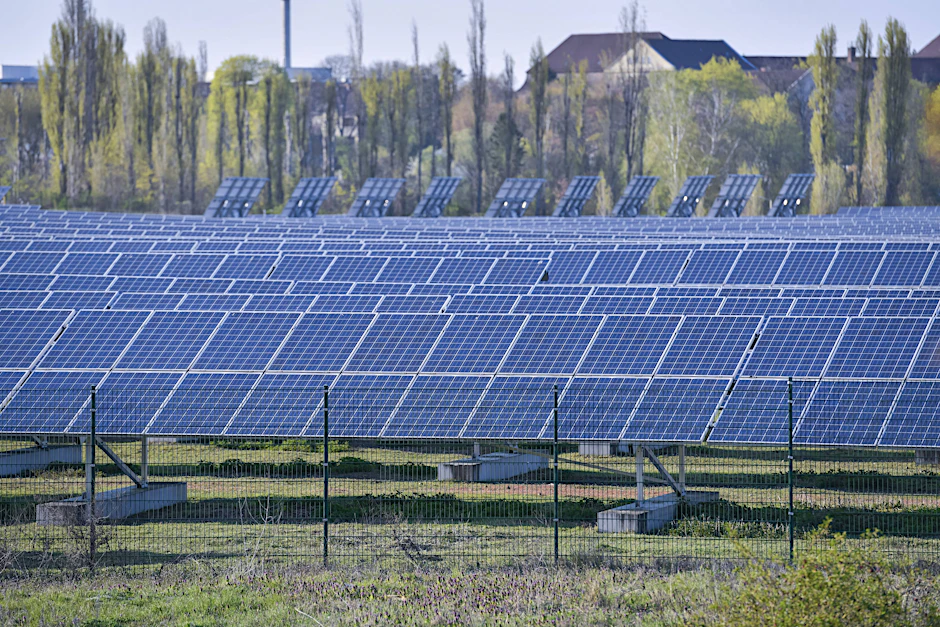 Photovoltaik-Anlage der Gasag in Lankwitz: Nur ein kleiner Bruchteil der Energie der Gasag stammt aus erneuerbaren Quellen.&nbsp;