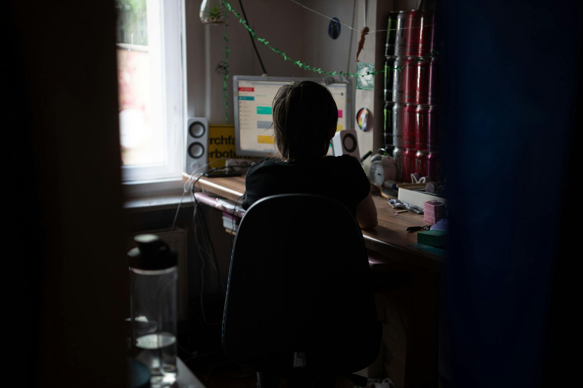 Homeschooling während des Corona-Lockdowns.