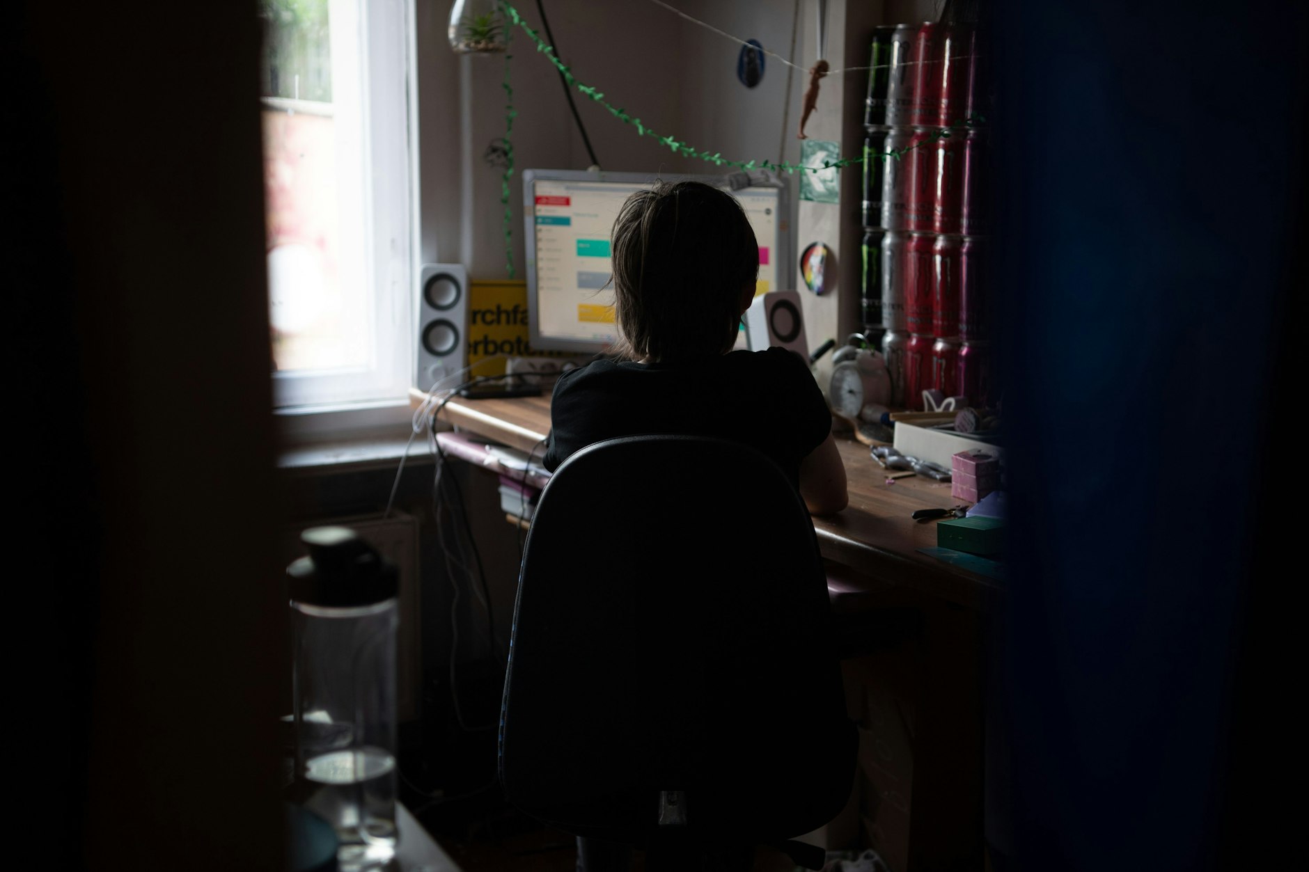 Homeschooling während des Corona-Lockdowns.