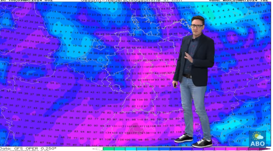 Horror-Wetter zu Pfingsten: Unwetter +++ Sintflut +++ 120 Liter Regen
